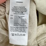 Madewell Linen Blend Pull On Straight Crop Pant Pockets Natural Beige US 00 NWT Photo 7