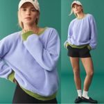 Anthropologie  Maeve Cozy Ringer Sweatshirt Top XL Photo 1