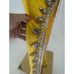 Mac Duggal NWT YELLOW 42002
RHINESTONE SLIT SCOOP NECK
LONG GOWN Sz 12 $398 Photo 3