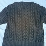 Philosophy  Black Cable Knit Sweater Photo 6