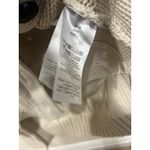 Ganni  Rope Knit Checkerboard Smiley Beige Cardigan Large Collared Preppy Italy Photo 6