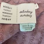 Anthropologie Saturday Sunday Women Top S Rose Ruffle Cap Sleeve Frilly Girly Cottagecore Y2K Photo 1