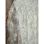 Lulus NWT  Delightful Charisma White Embroidered Sequin Mesh Midi Dress Glam Sz S Photo 8