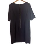 Tahari  Womens Short‎ Sleeve Black Knee Length Dress Size 16 Pockets Wedding Photo 2