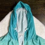 Ivory Ella  Blue and Pink Ombre Hooded Windbreaker Jacket Photo 2