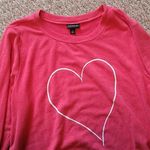 Torrid  Red Heart Brushed Pullover Sweatshirt SIZE 0 Photo 4
