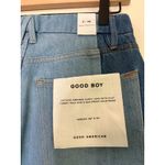 Good American Good Boy Jeans Size 2 Indigo279 Colorblock Denim High Rise Photo 6