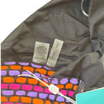 Beach Bunny Kira Black Pink Orange Purple High Waist Bikini Bottom Size S Photo 2