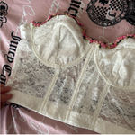 Amazon Laced White Corset Top  Photo 3