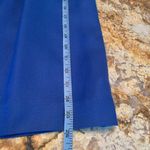 80s Sasson Plaid Skirt Suit Blazer Sz 7/8 Cobalt Blue Lined High waist EUC Photo 9