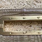 BCBGMAXAZRIA  tan snakeskin leather tote Photo 2