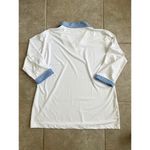 Sport Haley Sz. XXL NWT Women’s White Golf Polo Blue Collar Stretch Athletic Photo 2