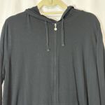 Coolibar Black Cabana Hoodie Longline Zip Photo 5