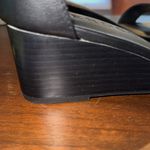 Aerosoles Black combo Wedge NEW Sandals with Ankle Strap 10 Willis Photo 3