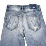 Mother Superior The Tomcat Distressed Straight Leg Jeans In The Confession 26 Blue Photo 10