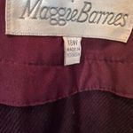 Maggie Barnes Purple Button Up Trench Coat with Belt and Zip‎ in Lining Size 18W Photo 5