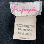 Free People Gray Animal Print Fringe Edge Cape Wrap OS Photo 4