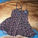 Free People  Jenna's Bustier Babydoll Tank floral button front medium pink Photo 6