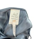 Cinq a Sept Finnley Jumpsuit‎ Cupro Satin Shadow Gray Blue Size Medium Photo 11