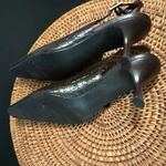 Etienne Aigner  Elegant Brown Slingback Heels Photo 4