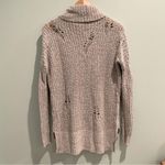 EXPRESS  2016 Distressed Oversized High Low Hem Turtleneck Sweater XS Photo 5