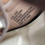 It's OK Black and Tan Strappy Heels Size 8W pointy toe heels wide heels Photo 8