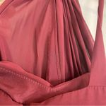 Revelry Bridesmaid Dress Halter Tank Maxi Sleeveless Size 14 Brownish Photo 8