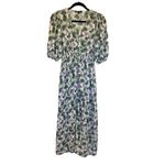 Maje Romantica Floral Print Midi Dress Size 40 Photo 2