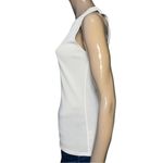 Nino Colombo Women’s Size S White Crewneck Knit Sleeveless Top Shirt Photo 2