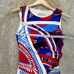Emilio Pucci  Women’s Sleeveless Dress Ruched Abstract Print Art in Multicolor 8 Photo 11