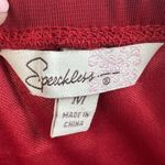 Speechless Y2K  Sz M Babydoll Dress Red Empire Asymmetrical Fairy Whimsy Vampire Photo 7