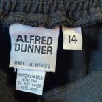 Alfred Dunner  Black Pleated Pull On Midi Skirt Photo 3