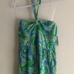 Wild Fable Women’s Green & Blue Terry Cloth halter Romper sz M Photo 0
