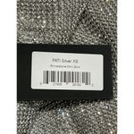 LAMARQUE Pati Rhinestone Mini Skirt in Silver XSmall New Womens Faux Leather Size XS Photo 7