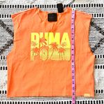 Puma x FENTY by Rihanna Orange Pop Graphic Crop Tank Photo 3
