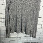 Banana Republic Gray Long Sleeve Henley Tee 1/4 Button Crew Neck SZ L Y2K Light Photo 3