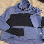 Adidas Women's Blue and Black Turtleneck Top Photo 0