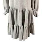 Kate Spade  Tiered Sweatshirt Dress Small Gray Photo 3