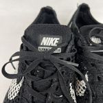 Nike  Flyknit Racer 'Black White" Knit mesh low sneaker shoe 526628 020 SZ 5.5 Photo 3