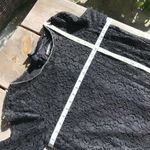 Karl Lagerfeld Womens Dress Size 4 Black Lace Shift 3/4 Sleeve Rhinestones NEW Photo 7