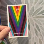 Target NWT  Pride Striped Woven Shirt Dress Size Small Photo 7