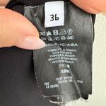 Balenciaga  Black Marble Print Rayon Trompe Loeil Short Sleeve Dress Size 4/36 Photo 8