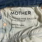 MOTHER Denim NWT  Mid Rise Dazzler Ankle Fray Jeans Riding Cliffside Size 26 Photo 10