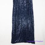 City Chic New!  navy‎ blue sequin strapless maxi dress, size 12 Photo 11