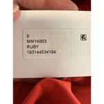 Michael Kors NWT  Wrap Front Halter One-piece Swimsuit |‎ Ruby Red Size 8 No Belt Photo 2