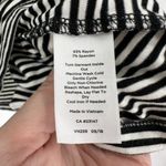 Talbots  Scoop Neck SS Stretch Striped Knit T-Shirt Black White‎ Size 2X 2XP Photo 3