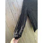 Josephine Chaus  Button Down Shirt Black Circle Long Sleeve Top Womens 14‎ Photo 6