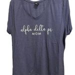 Hanes Alpha Delta Pi ADPi Mom Sorority Fraternity Greek Life Tee Shirt, XXL 2XL Photo 0