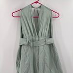 Forever 21 Jumpsuit SZ Medium Halter Cargo Light Blue/Green Parachute Cargo NWT Photo 5