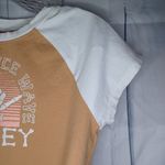 Hurley  short sleeve have a nice day cropped top NWOT Photo 1